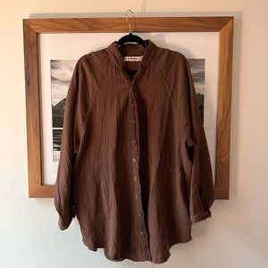 Free People button up
